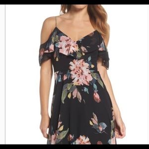 NWT    
Jenny Yoo Mila Vintage Black Floral Dress